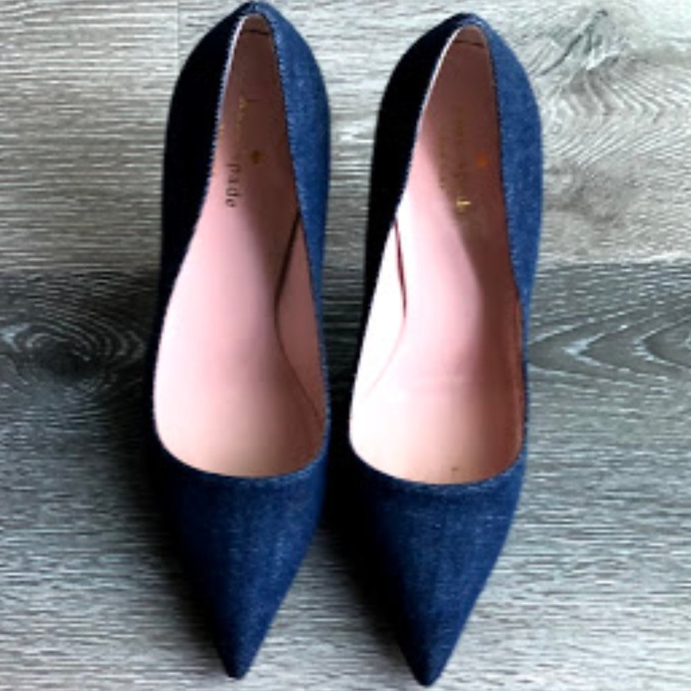 Kate Spade - Denim Licorice Pumps - NEW - Size 8